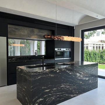 Modern Linear Natural Crystal Stick Chandelier - L59.1"*H6.3"Warm Lightgayusan