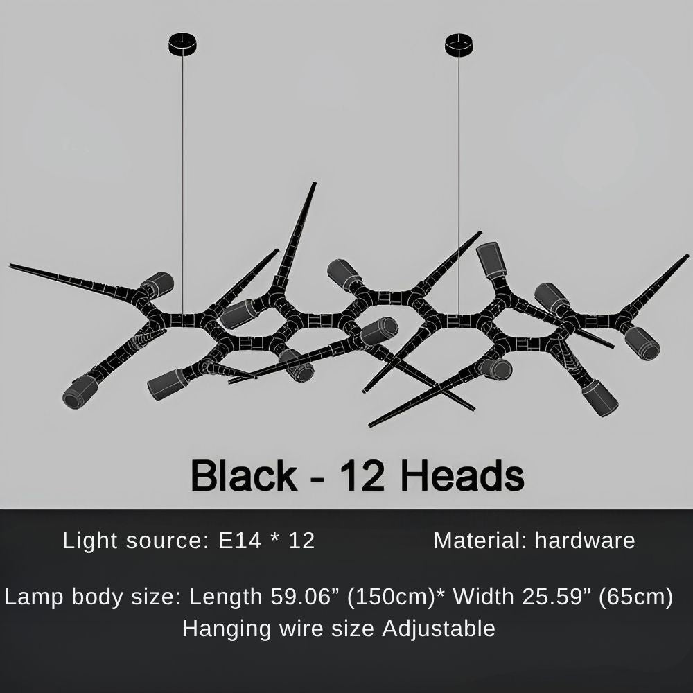 Modern Trendy Dining Room Lighting - 177” (L450cm)Warm light 3000Kgayusan