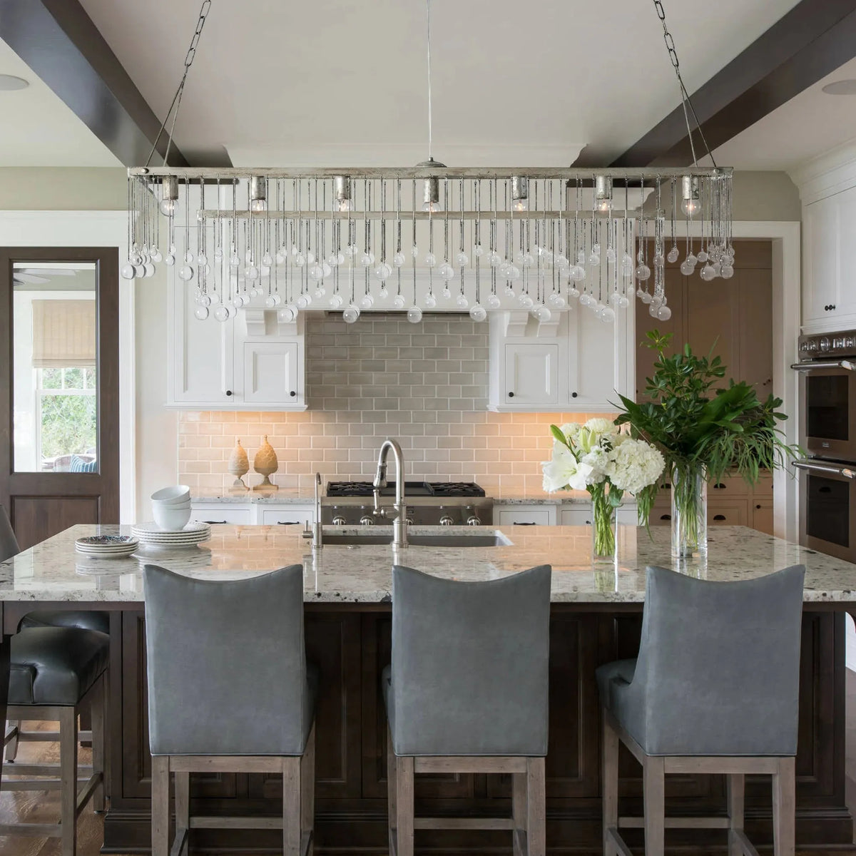 Aubrey Rectangular Chandelier 47''60''
