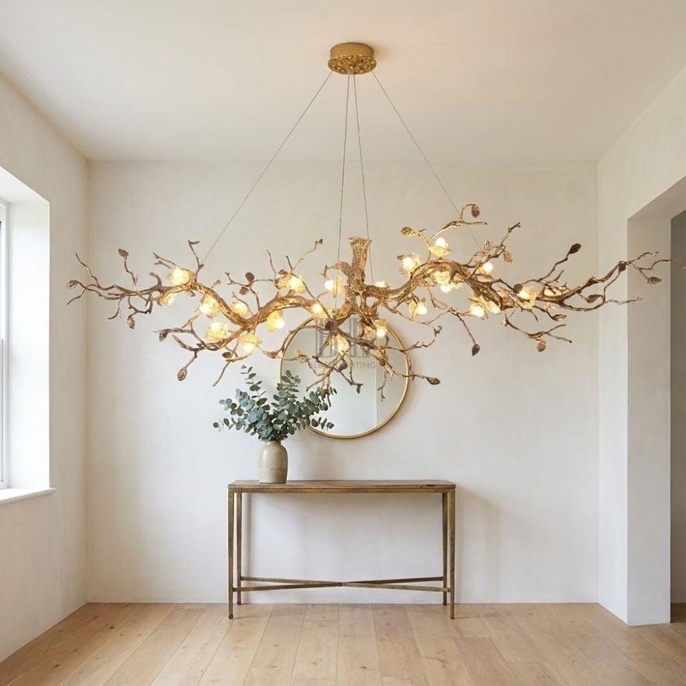 Noa Flower Branch Chandelier - L47.24” (120 cm)Warm White 3000Kgayusan