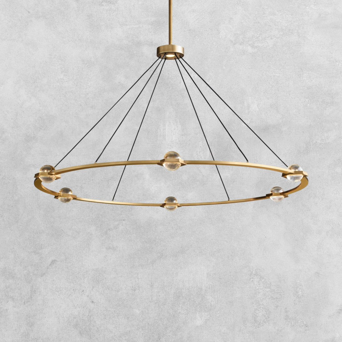 Planet Round Chandelier 36'' 48'' 60''