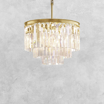 LeTierd Multi Tierd Round Chandelier 20"32"44"
