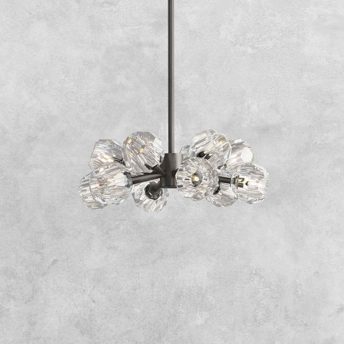 Bouble De Crystal Modern Round Chandelier