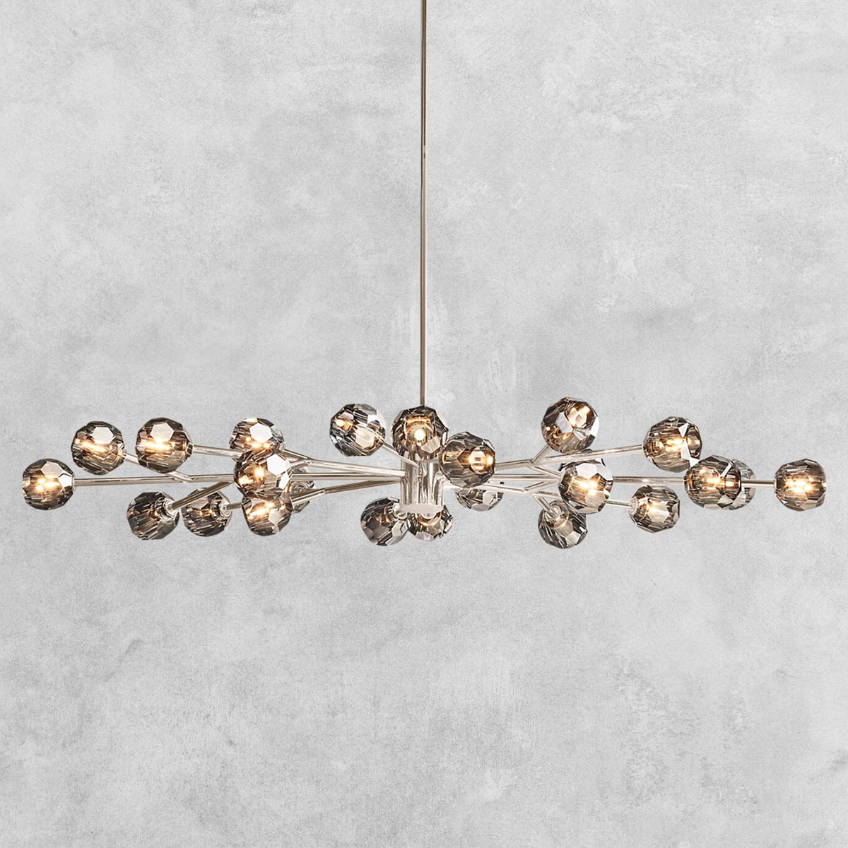 Bouble De Crystal Modern Round Chandelier