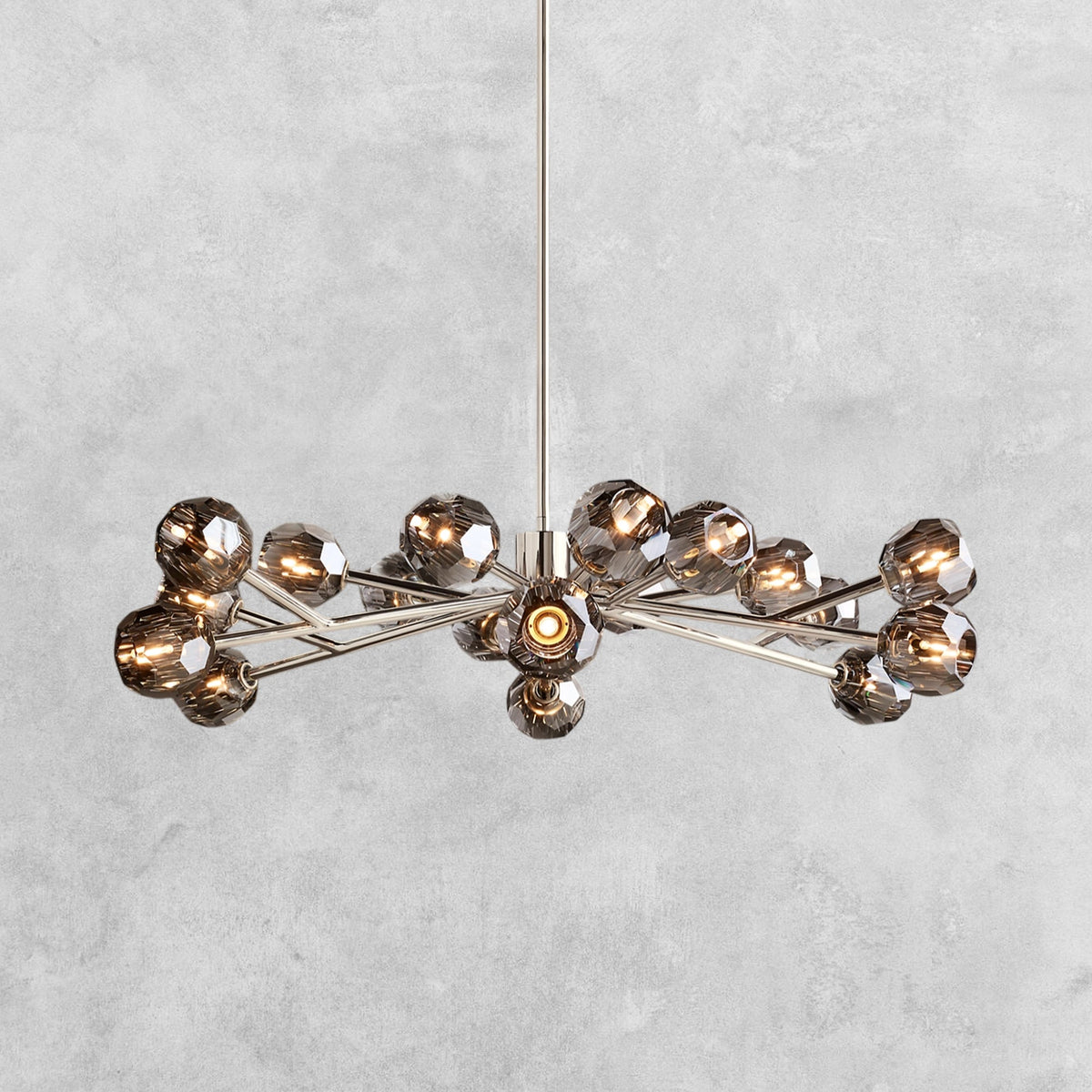 Bouble De Crystal Modern Round Chandelier