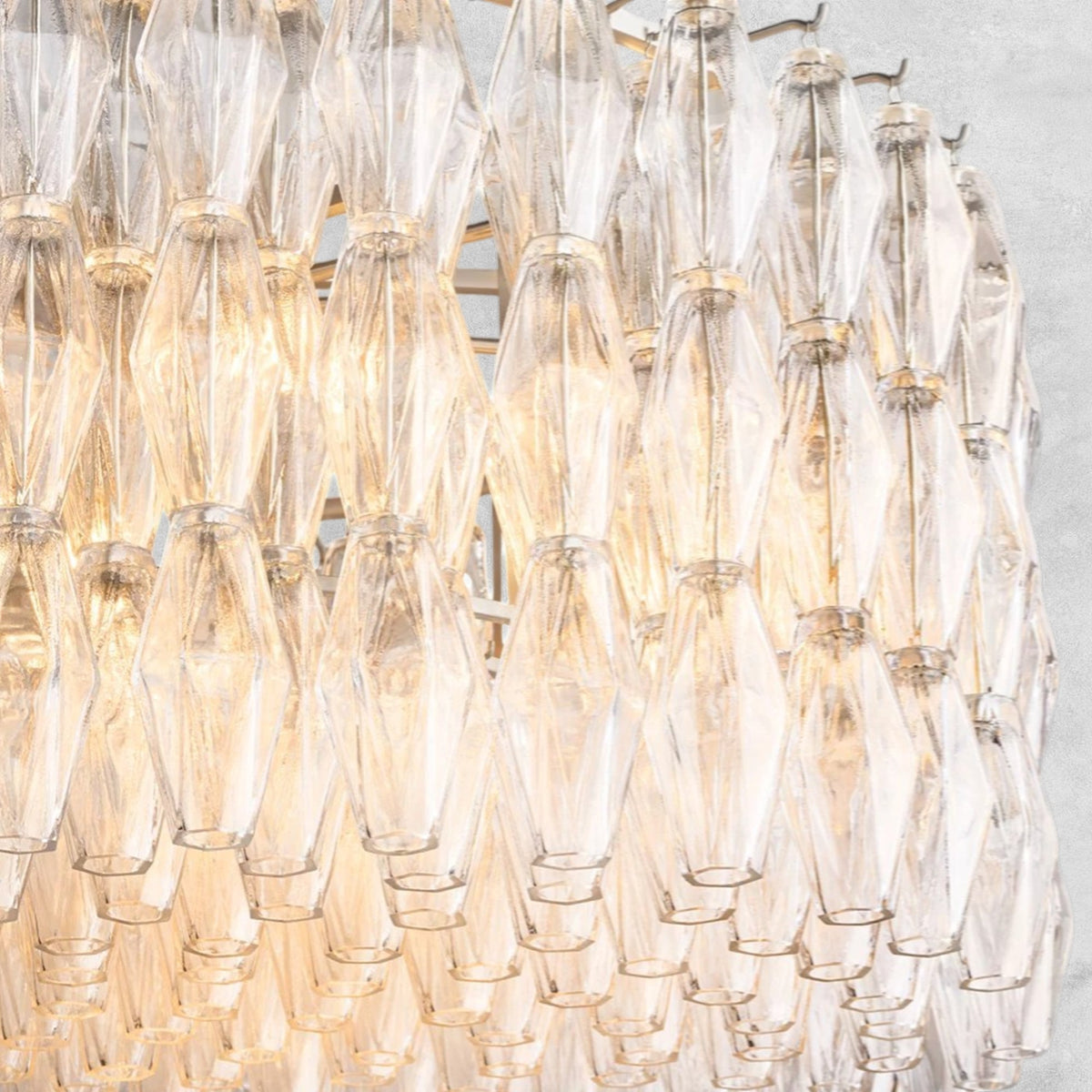 Kiaris Modern Round Glass Chandelier 37'' 47'' 61''