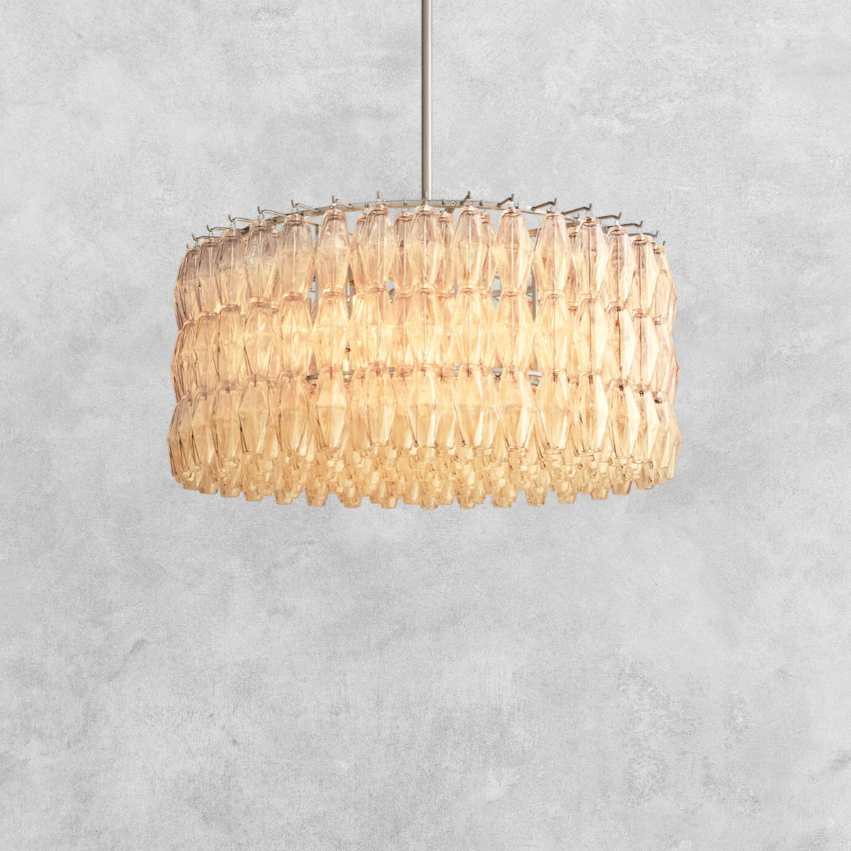 Kiaris Modern Round Glass Chandelier 37'' 47'' 61''