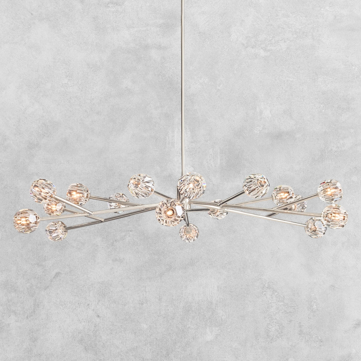 Bouble De Crystal Modern Round Chandelier