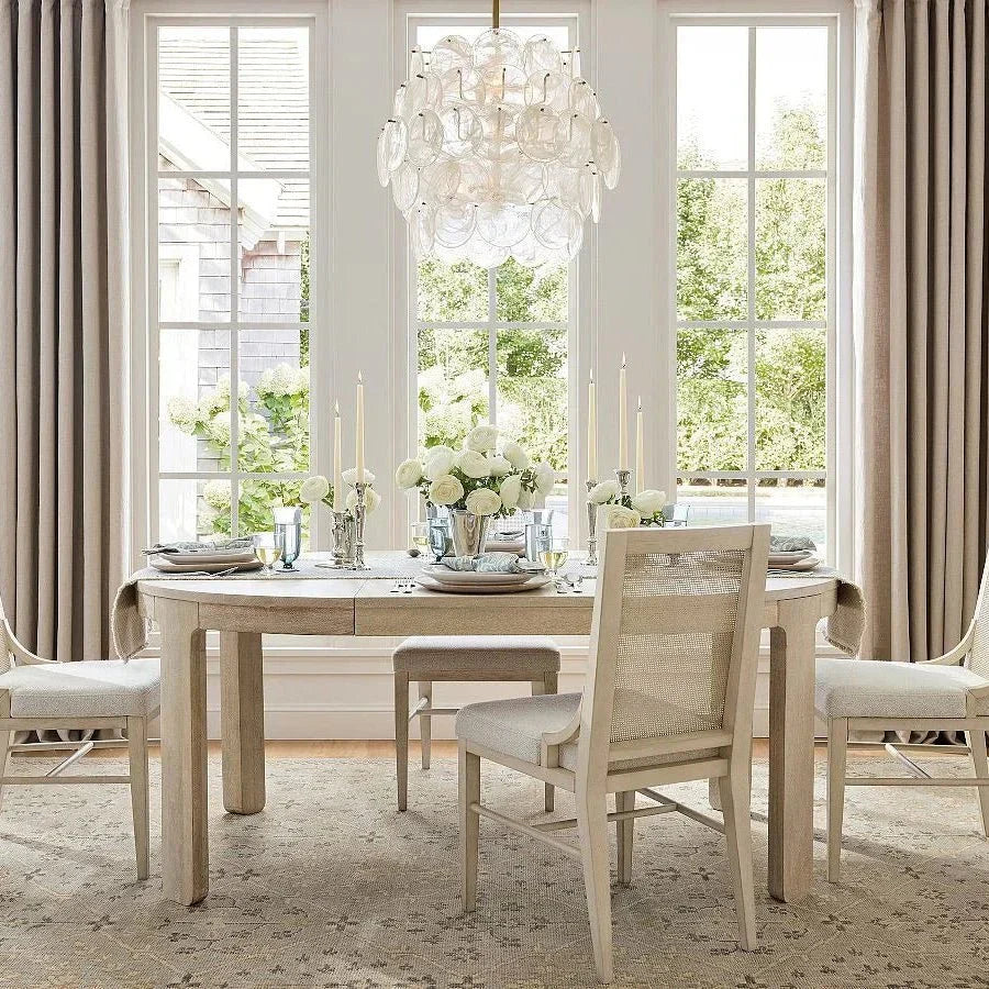 Riviera Glass Disc Chandelier 26" - gayusan