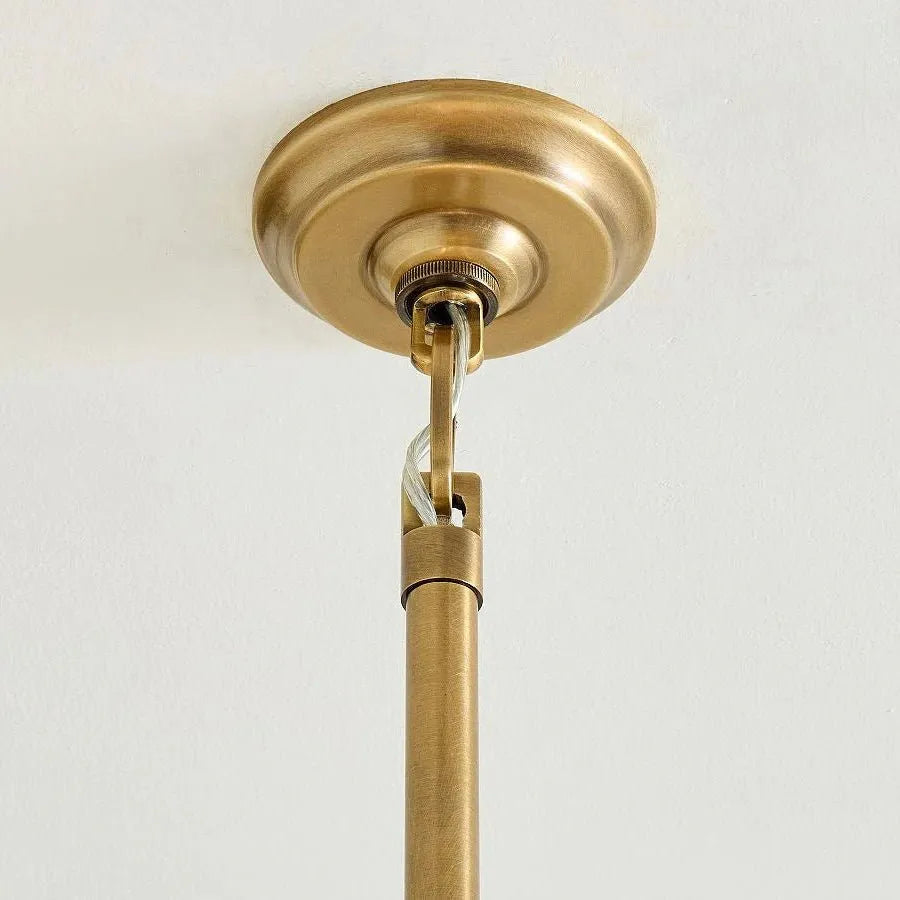 Riviera Glass Disc Chandelier 26" - gayusan