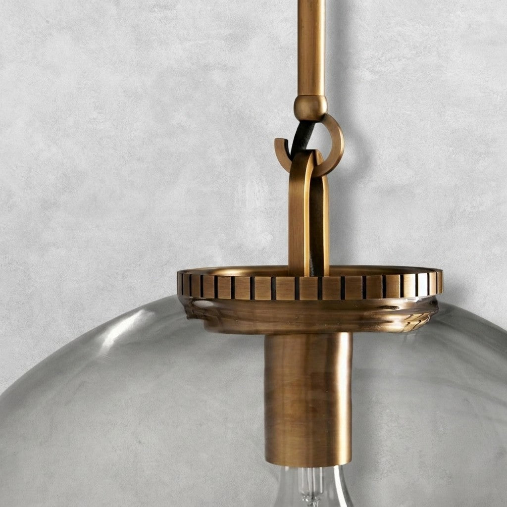 Wescott Globe Pendant with Rod