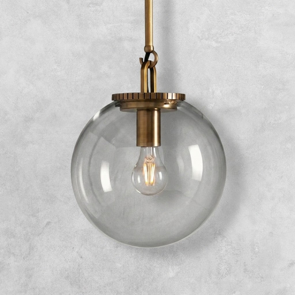 Wescott Globe Pendant with Rod