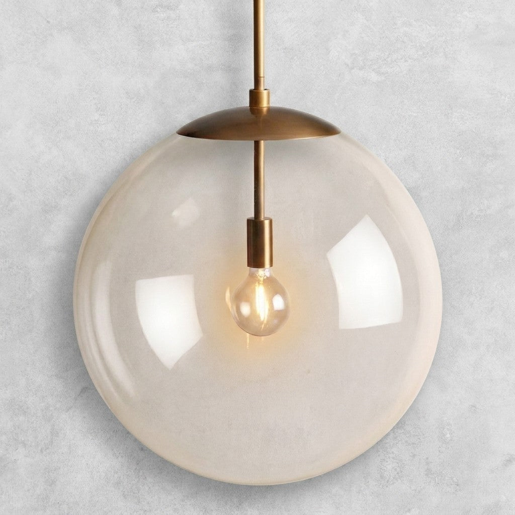 Wescott XL Globe Pendant with Rod