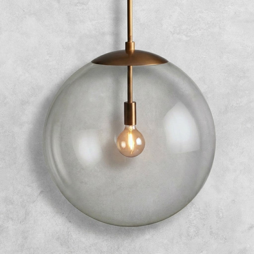 Wescott XL Globe Pendant with Rod