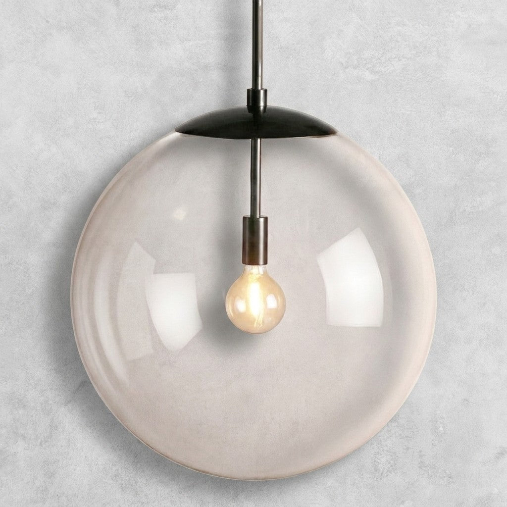 Wescott XL Globe Pendant with Rod