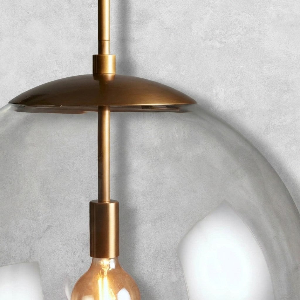 Wescott XL Globe Pendant with Rod
