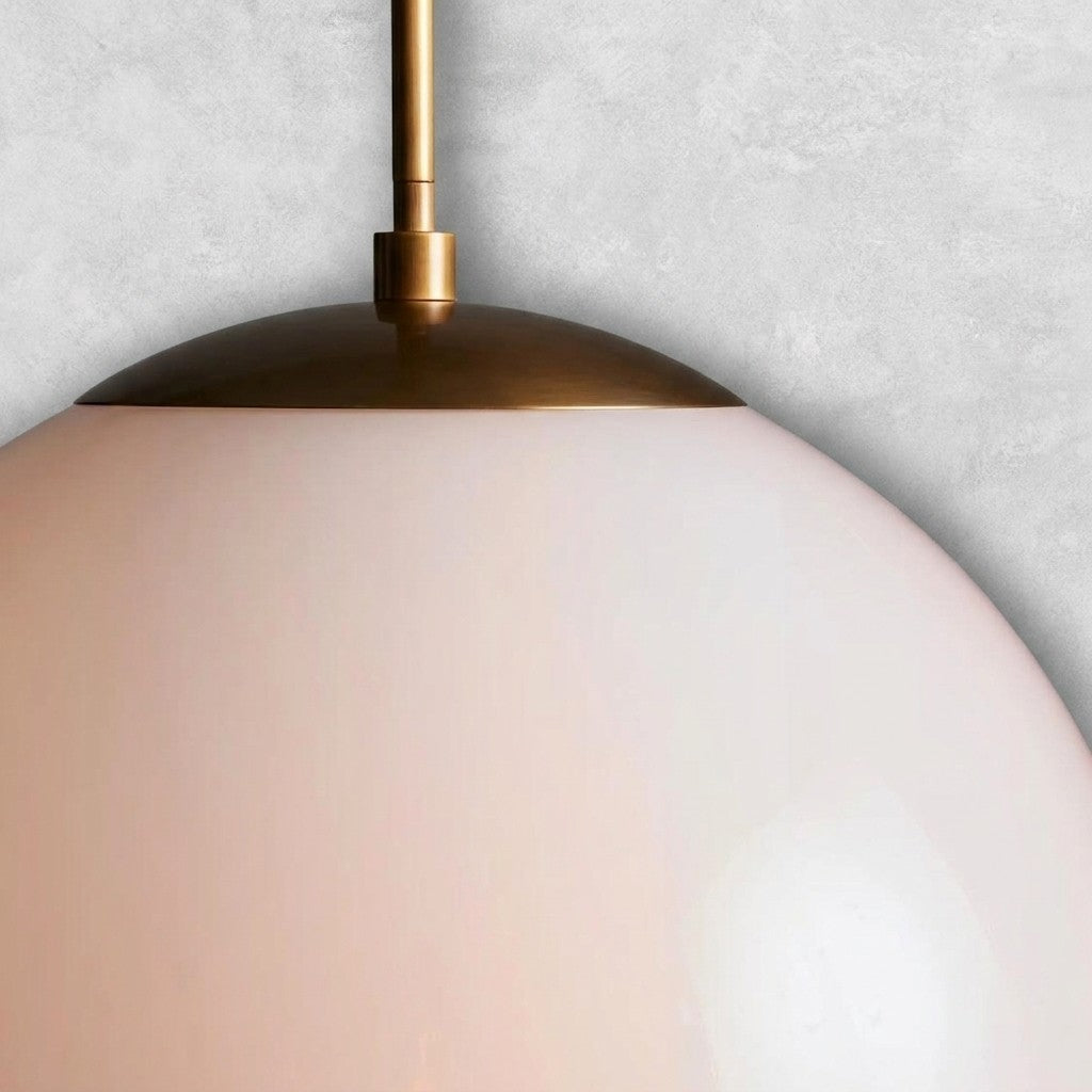 Wescott XL Globe Pendant with Rod
