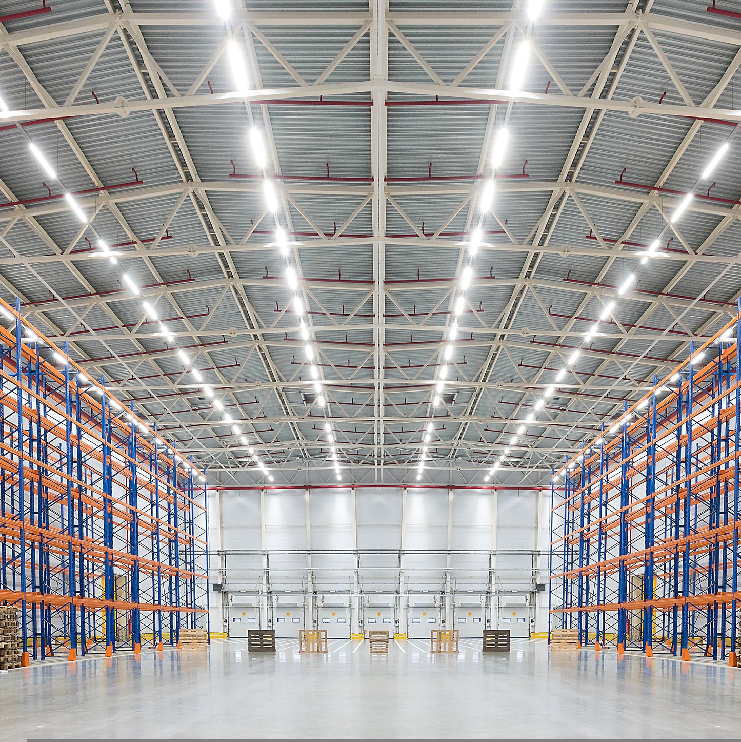 10Pack 8Ft LED Shop Light Fixture, 100W Integrated LED Tube Light,15500LM, 6500K, Clear Cover,6 Rows V Shape 270 Degree T8 LED Lighting for Garage Warehouse Workshop Basement